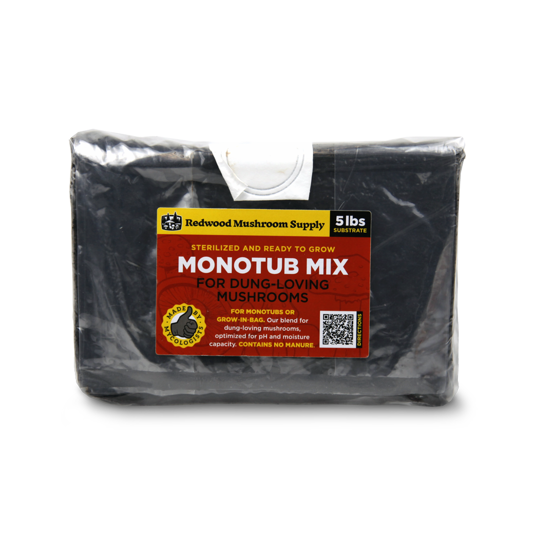 'Monotub Mix' CVG Sterilized Mushroom Substrate