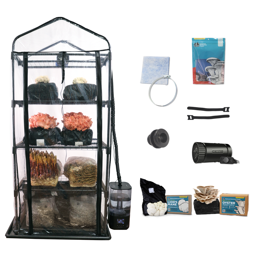 ac infinity tent kit Mushroom Grow Tent Starter Kit