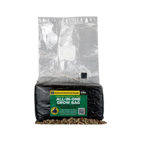 'All-in-One' Mushroom Grow Bag - Wood-Lover