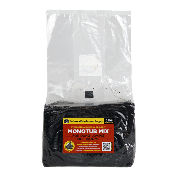 'Monotub Mix' CVG Sterilized Mushroom Substrate