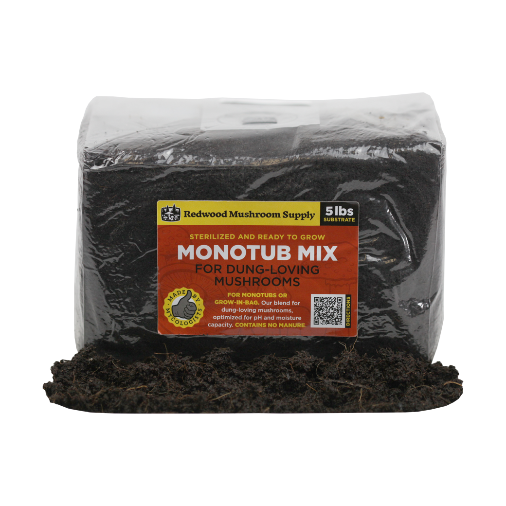 'Monotub Mix' Sterilized Mushroom Substrate